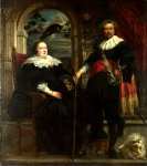 Jacob Jordaens - Portrait of Govaert van Surpele and his Wife